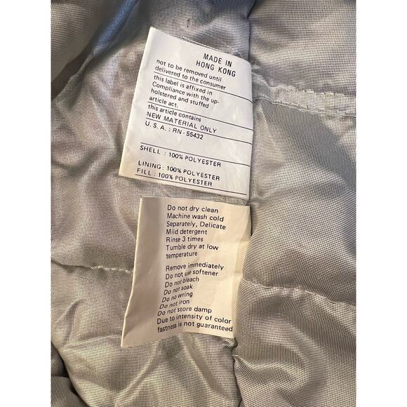 Vintage Men’s Medium FERA Ski Jacket Blue Red Accent Roll‑Up Hood Retro 80s 90s - Picture 5 of 9